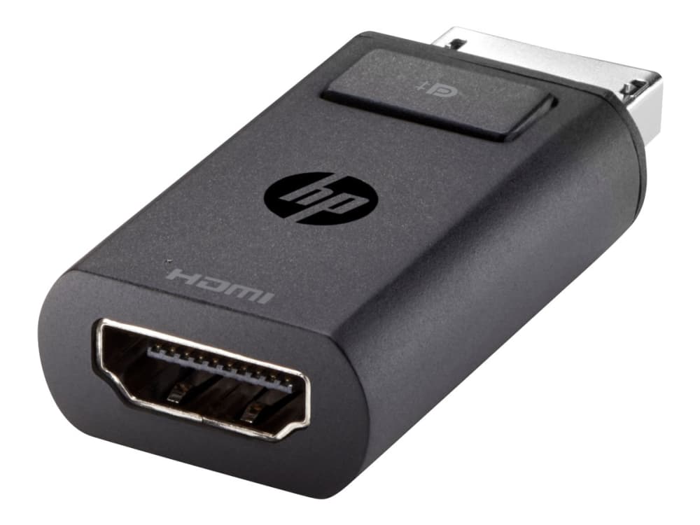 HP DisplayPort to HDMI Adapter - Videokort - DisplayPort (hane) till HDMI (hona) - för HP 20, 22, 24; EliteBook 830 G6, 840r G4; Pavilion 24, 560; Pr