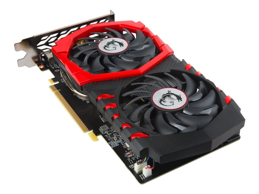 MSI GTX 1050 TI GAMING X 4G - Grafikkort - GF GTX 1050 Ti - 4 GB GDDR5 - PCIe 3.0 x16 - DVI, HDMI, DisplayPort