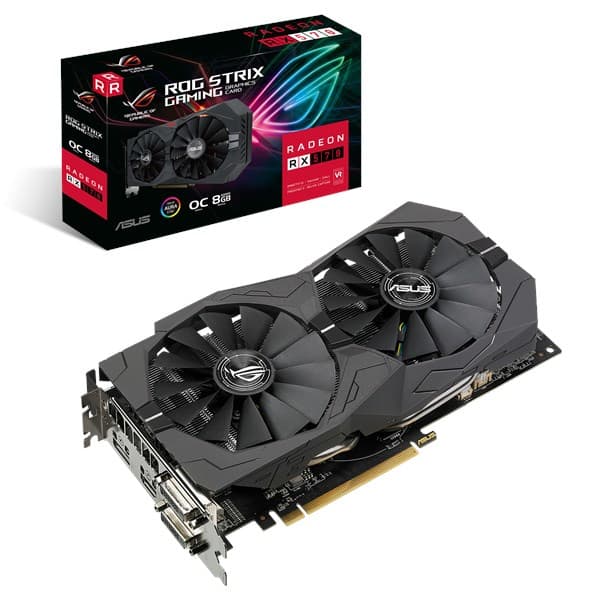 Asus ROG Strix Radeon RX570 OC udgave 8GB GDDR5