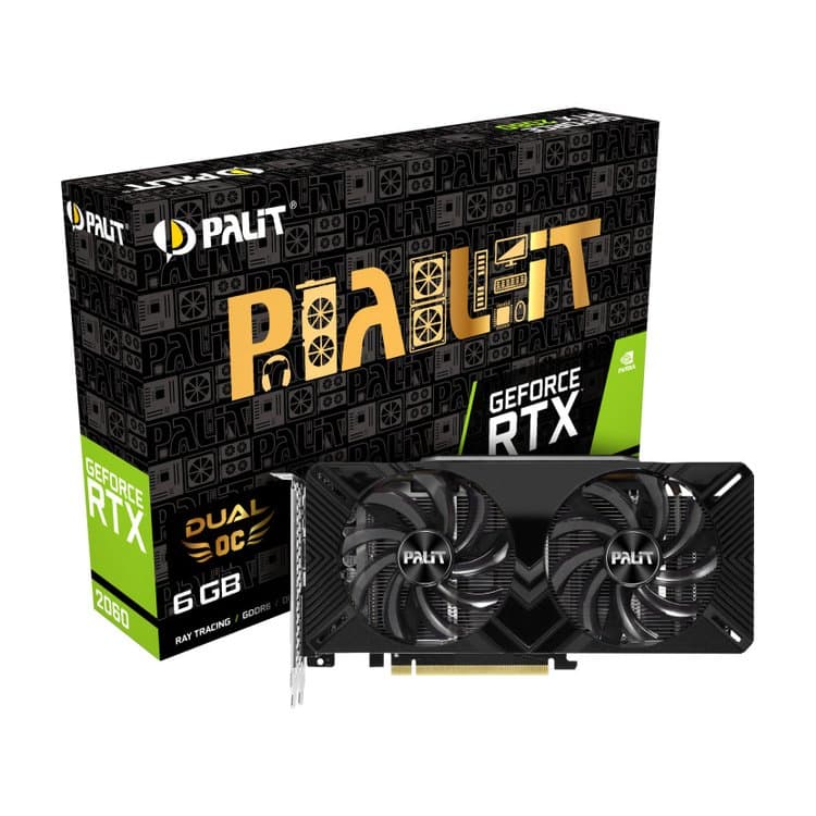 Palit NE62060S18J9-1160A Grafikkort - Sort
