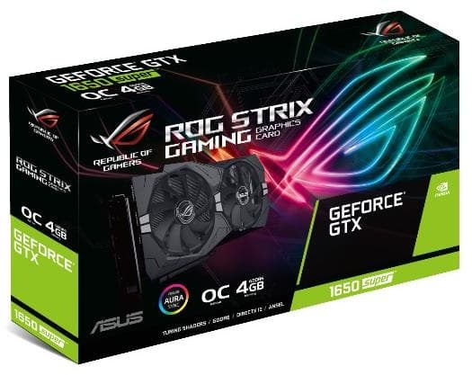 ASUS ROG ROG-STRIX-GTX1650S-A4G-GAMING Videocard - Black