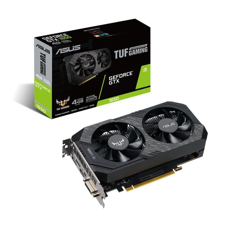 ASUS TUF Gaming TUF-GTX1650S-4G-GAMING Skærmkort - Sort