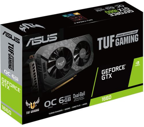 ASUS TUF-GTX1660-O6G-GAMING-skærmkort