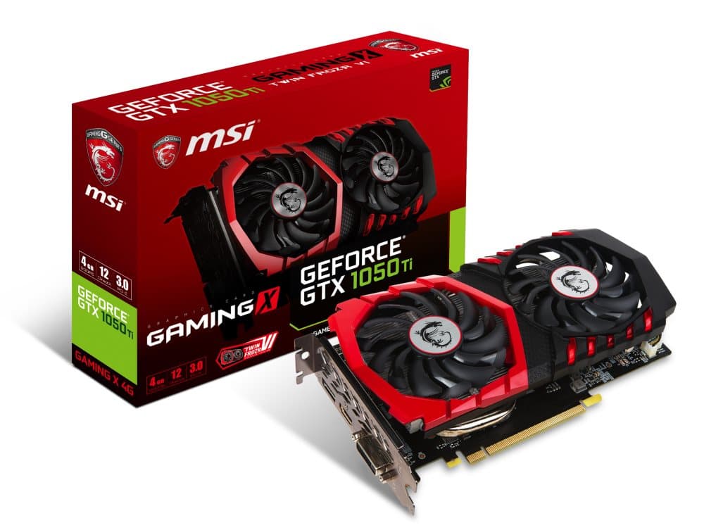 MSI V335-001R Skærmkort - Sort, Rød