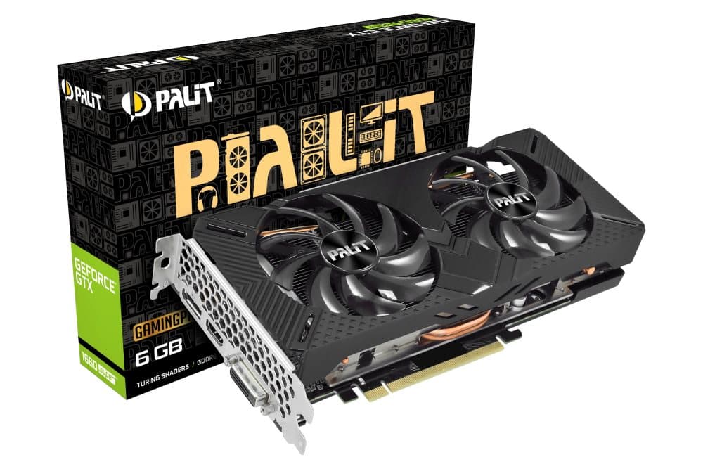 Palit NE6166S018J9-1160A Skærmkort - Sort