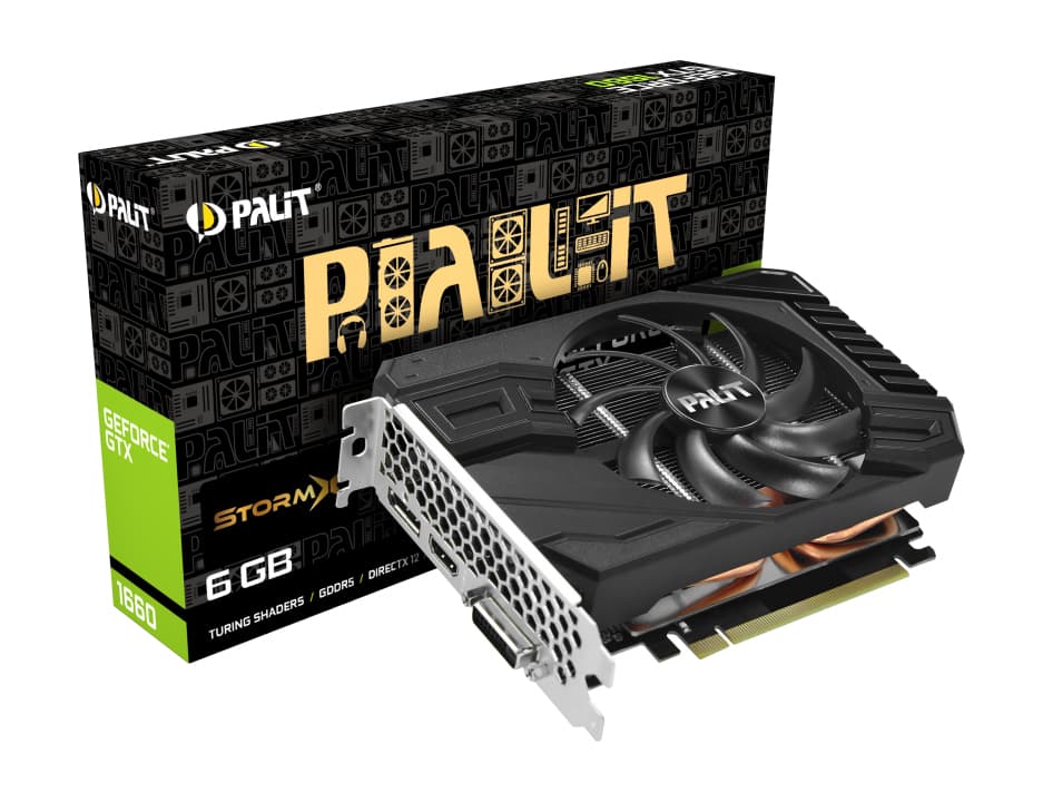 Palit NE51660018J9-165F Grafikkort - Sort