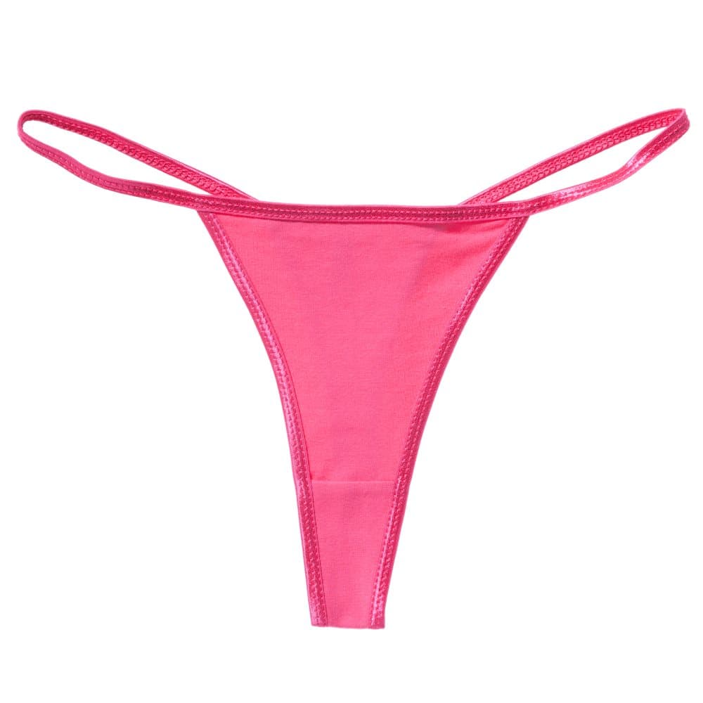 Bella + Canvas Kvinnors / dam bomullsspandex bikini-thong
