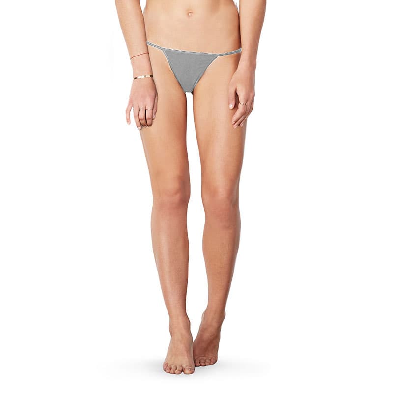 Bella + Canvas Kvinnors / dam bomullsspandex bikini-thong