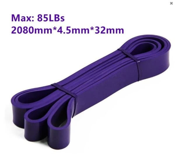 Purple-Träningsband Motståndsband Gummiband-Powerbands-Resistance Band