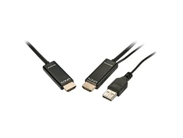 Lindy 38280, 100 m, HDMI Type A (Standard), HDMI Type A (Standard), 3D, Svart