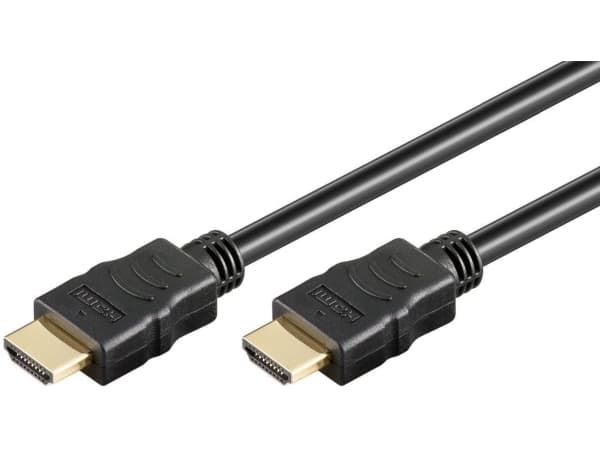 Goobay 38522, 15 m, HDMI Type A (Standard), HDMI Type A (Standard), 3840 x 2160 piksler, 3D, Svart