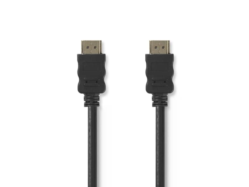 Nedis CVGP34000BK50, 5 m, HDMI Type A (Standard), HDMI Type A (Standard), 3D, Svart