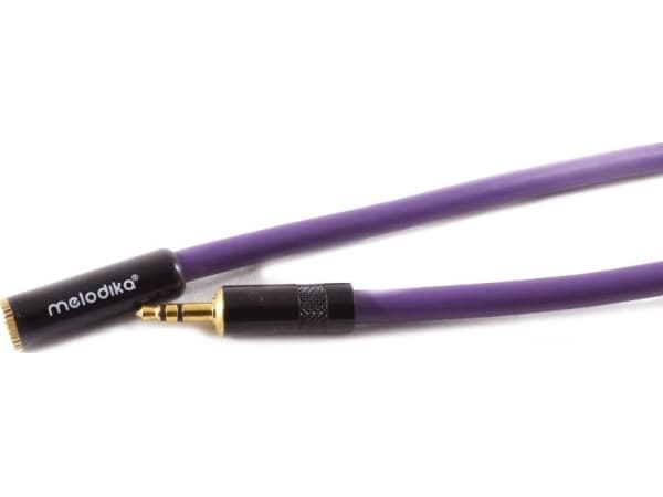 Melodika Jack 3,5mm - Jack 3,5mm kabel 12m lilla