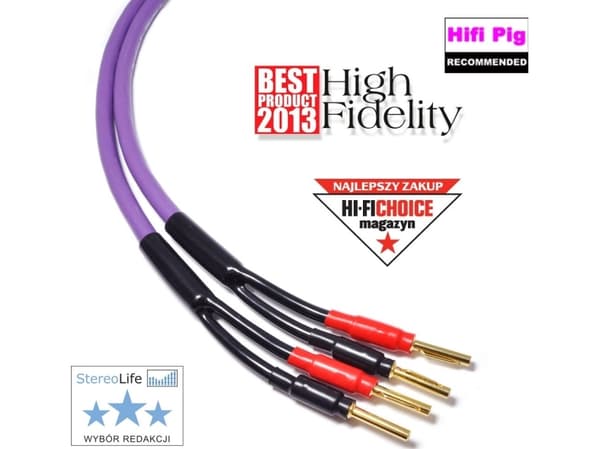 Kabel Melodika Banan x2 - Banan x2 3.5m fioletowy