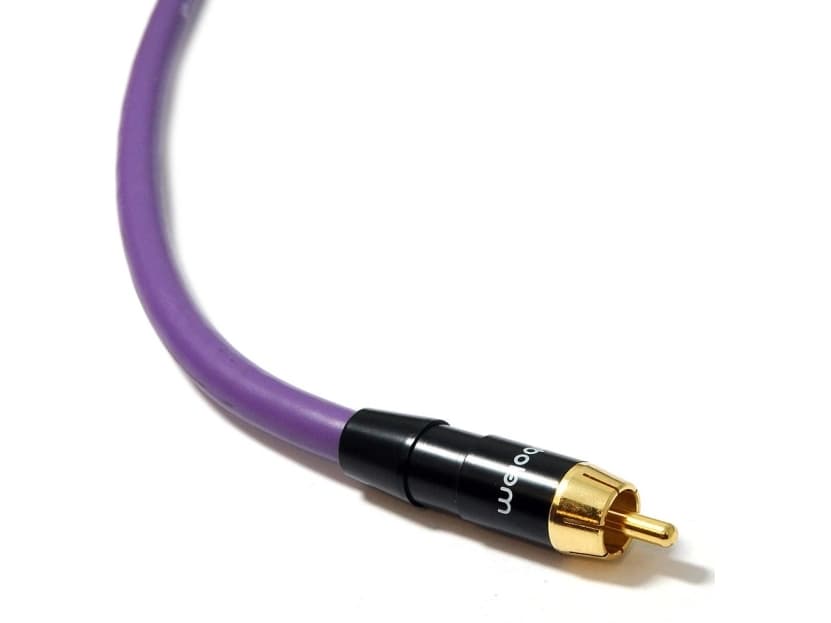 Melodika RCA (Cinch) - RCA (Cinch) kabel 9m lila