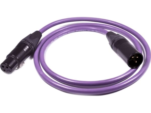Melodika XLR - XLR kabel 10m lila