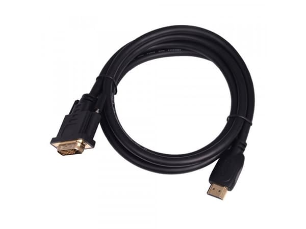 TB HDMI-DVI Cable 1.8 m. gold platted, DVI 24+1