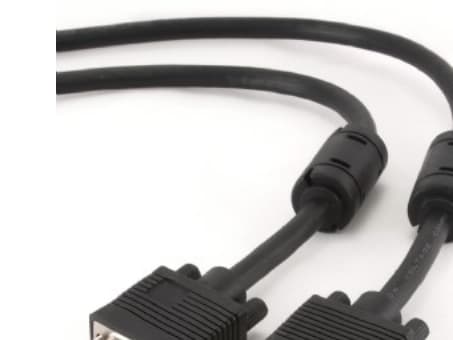 Cablexpert Premium CC-PPVGA-5M-B - VGA-kabel - HD-15 (VGA) (hane) till HD-15 (VGA) (hane) - 5 m - formpressad, tumskruvar - svart