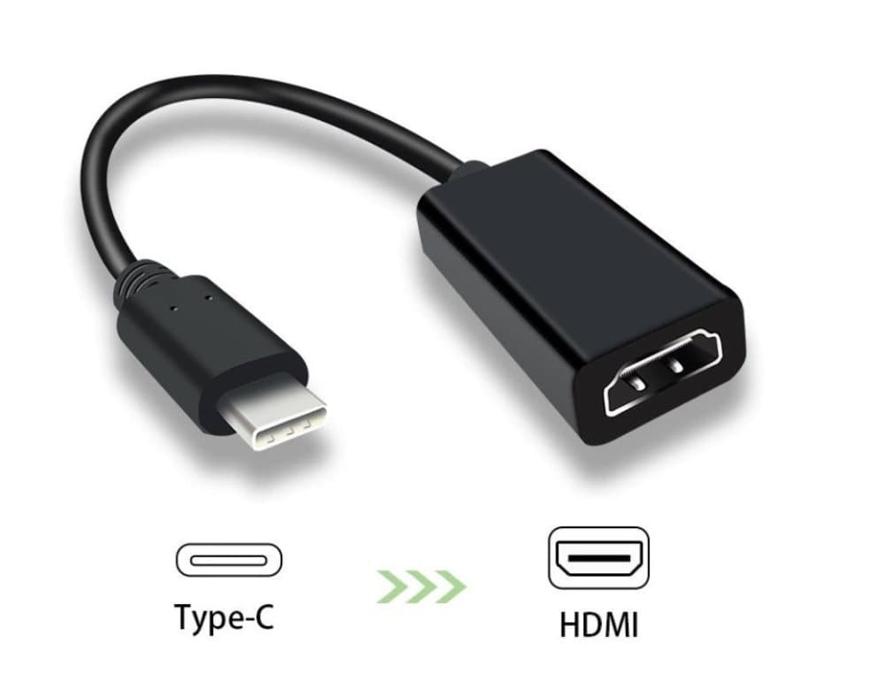 Macbook USB-Typ C till HDMI 4K - Adapter