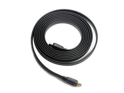 Cablexpert CC-HDMI4F-10 - HDMI med Ethernet-kabel - HDMI hane till HDMI hane - 3 m - svart - platt
