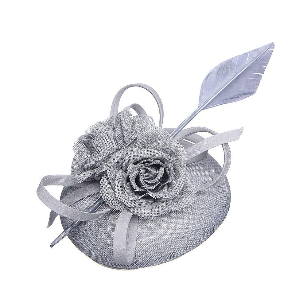 Intrigue Womens/Ladies Floral Linen Look Fascinator