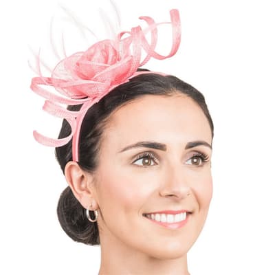 Hawkins Collection Womens/Ladies Rose And Ribbon Fascinator