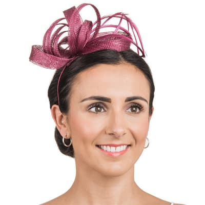 Hawkins Collection Womens/Ladies Ribbon And Feather Fascinator