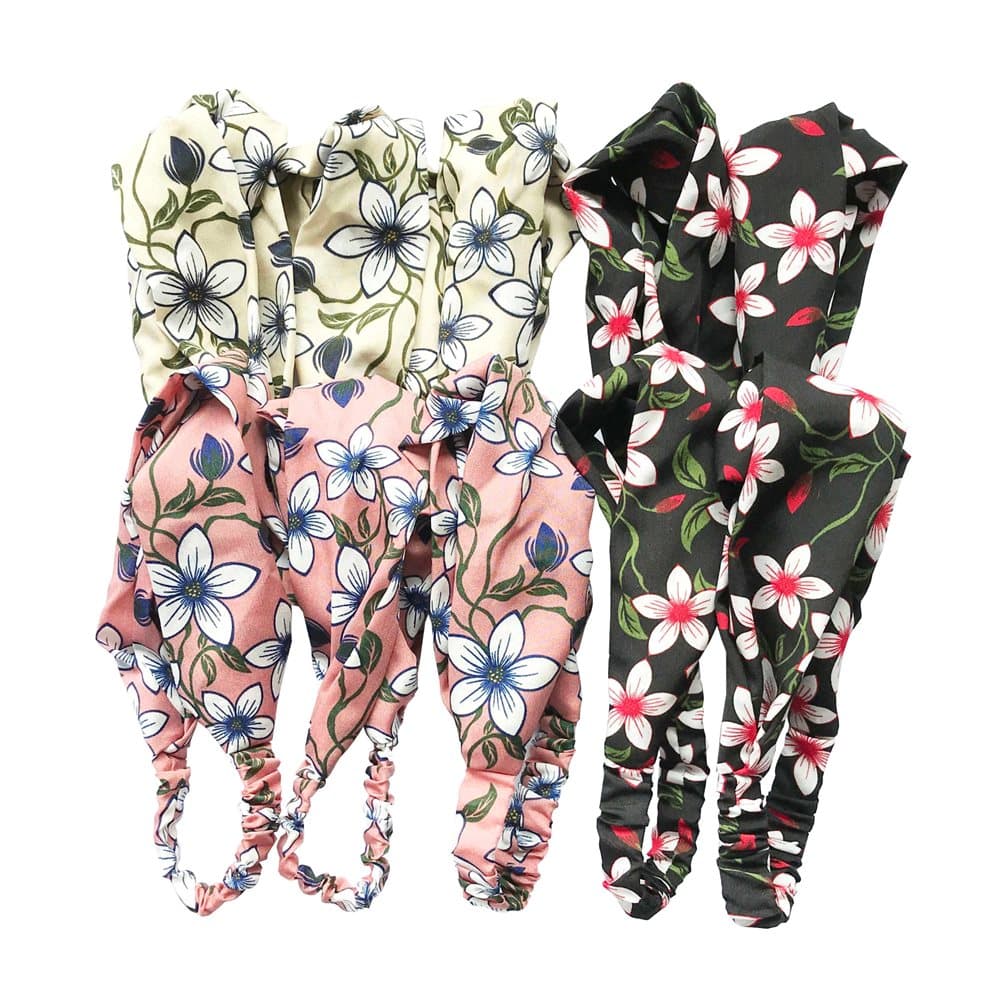 Jewelcity Womens/Ladies Floral Print Headscarves (Pack of 10)