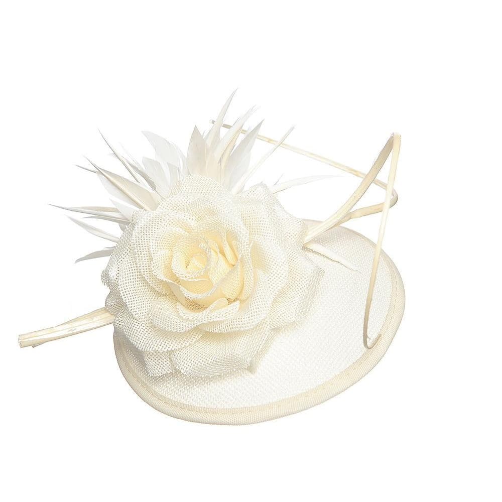 Intrigue Kvinnor / damer Rose Linen Look Fascinator