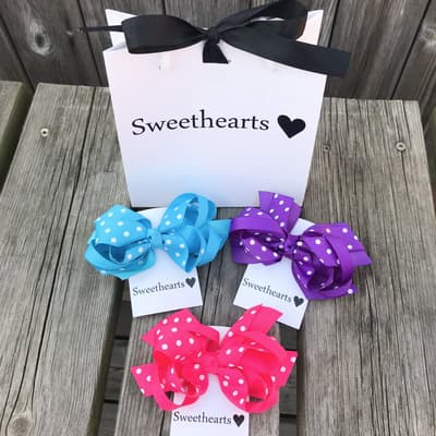 Sweethearts Hairbows - Giftset Party dot