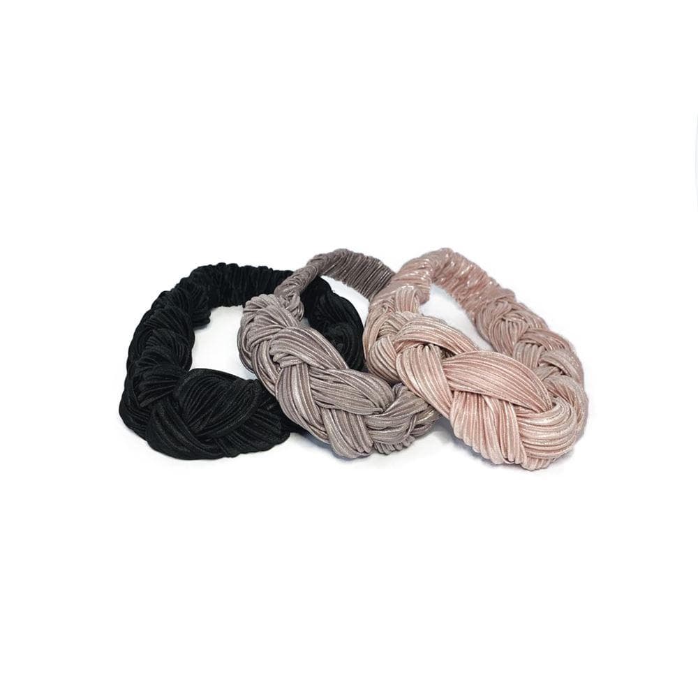 Jewel City Unisex Adult Braided Headband (Pack of 10)