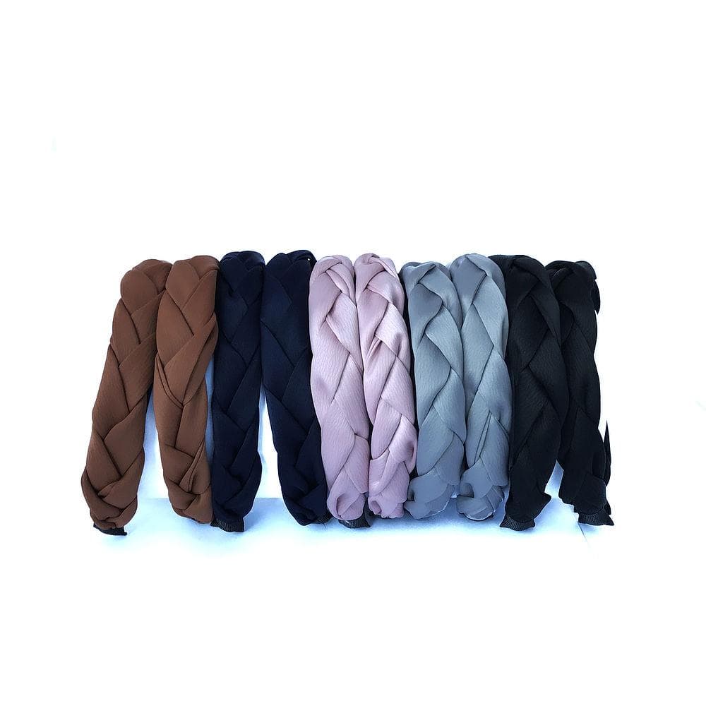 Jewel City Unisex Adult Braided Headband (Pack of 10)