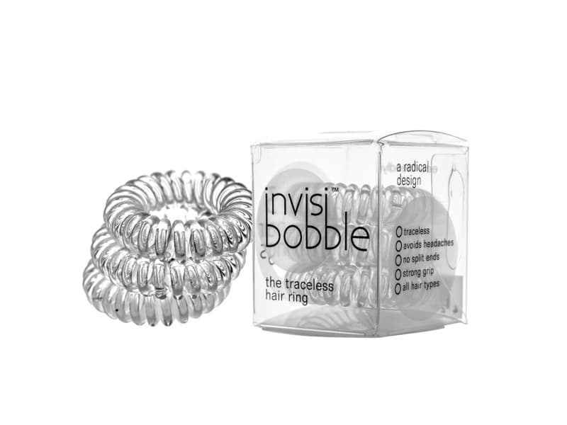 Invisibobble Hårelastikk, gjennomsiktig, 3 stk.