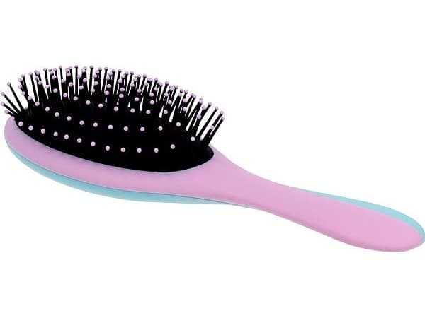 Twish TWISH_Professional Hair Brush with Magnetic Mirror Mauve-Blue hairbrush with a magnetic mirror