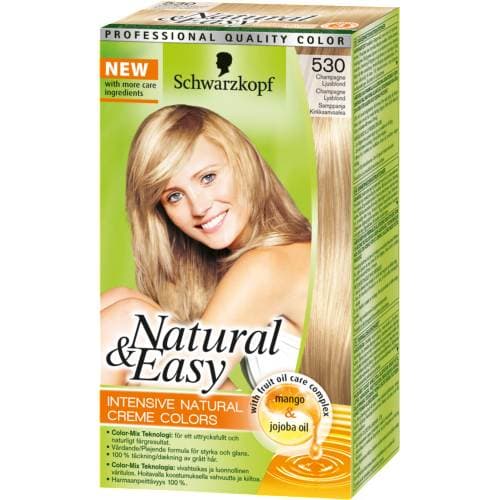 Schwarzkopf, Natural & Easy 530 Champagne Ljusblond,