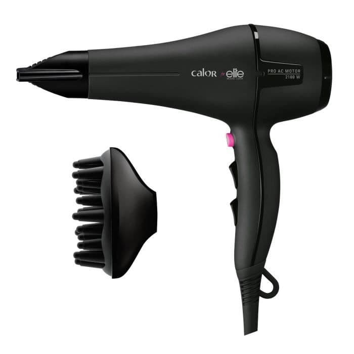 CALOR CV7852C0 Pro signatur hårtørrer - AC-motor - Calor til Elite Keratin & Shine Coating
