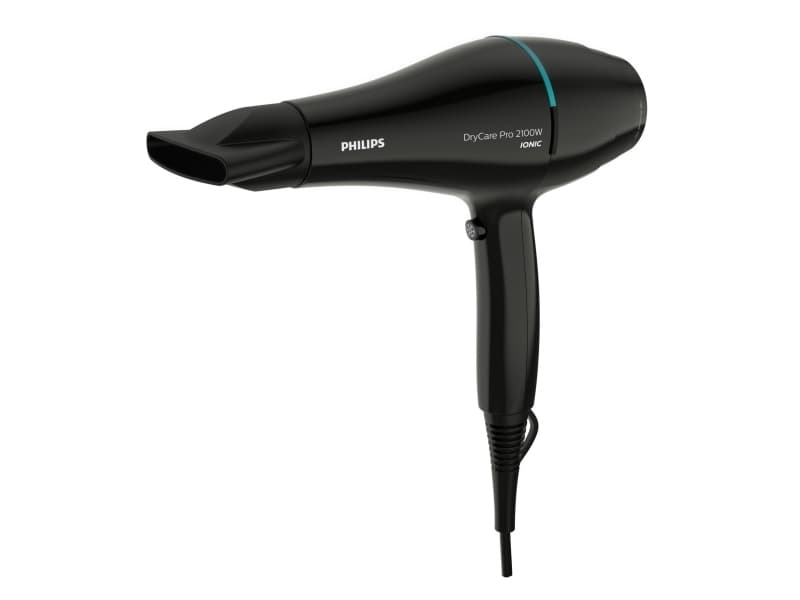 Philips DryCare Kraftfull AC-motor 2 100 W torkeffekt Professionell hårtork, AC, Svart, Monoton, Hängögla, 1,8 m, 2100 W
