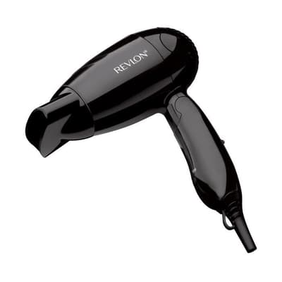 REVLON RVDR5305E - Hårtork för resor - 1200 W - 2 värmar - 2 hastigheter - Bi-spännings vikbart handtag