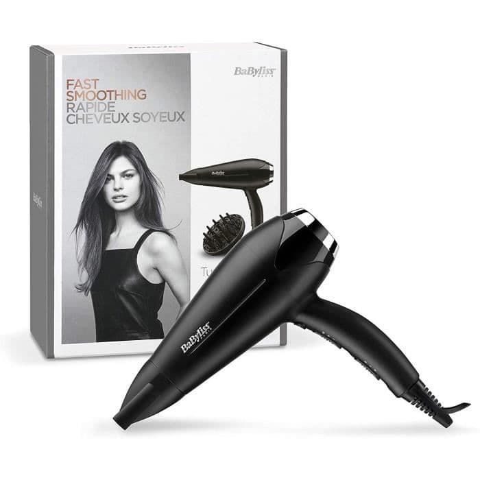 BABYLISS D572DE HAIRDRYER DC Turbo Smooth 2200