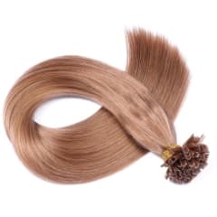100 stk brasilianske Remy Keratin vokssløjfer # 27, 100gram, 65cm
