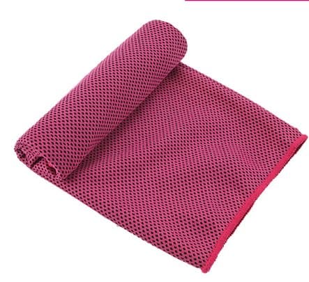 Cooling Towel Kylhandduk  Rosa Sporthandduk - Svalkande handduk