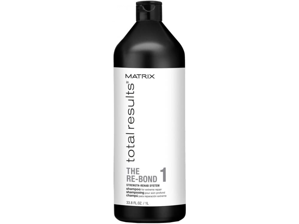 Matrix Total Results The Re-Bond 1000ml, Kvinner, Profesjonell, Sjampo, Skadet hår, 1000 ml, Anti-frizz, Reparere, Revitalisering, Utjevning, Forster