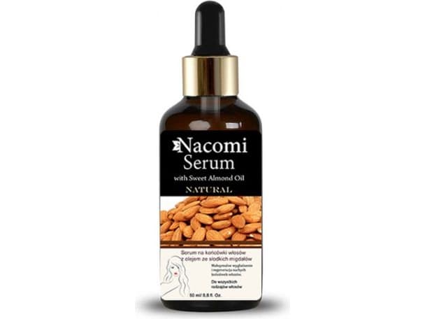 NACOMI_Almond Oil Serum for tips med søt mandelolje med pipette 50ml