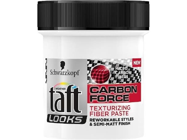 Schwarzkopf Taft Looks Carbon Force Paste giving texture 130ml - 68920117