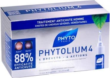 Phyto Phytolium 4 Anti Hair Loss Treatment Set - Men - Dame - 42 ml