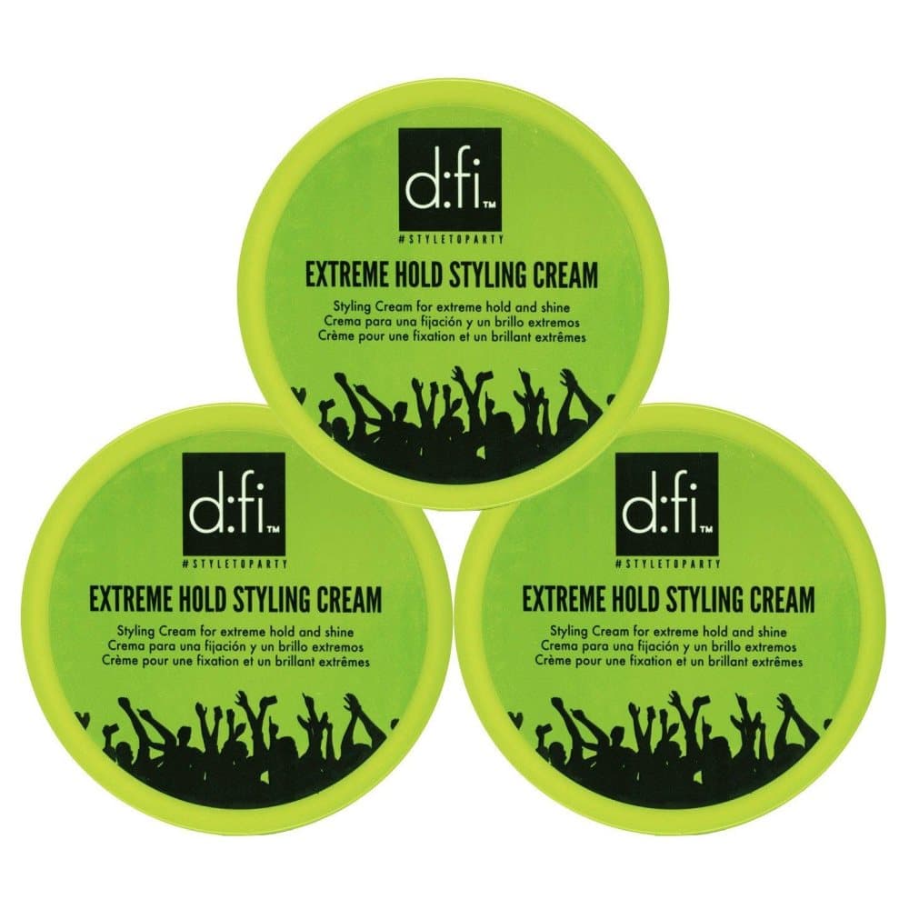 D:fi Extreme Hold Styling Cream 75g 3-pack