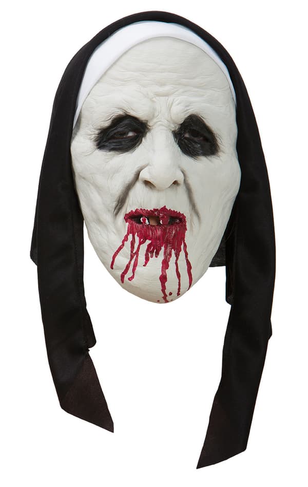 Mask Läskig Nunna