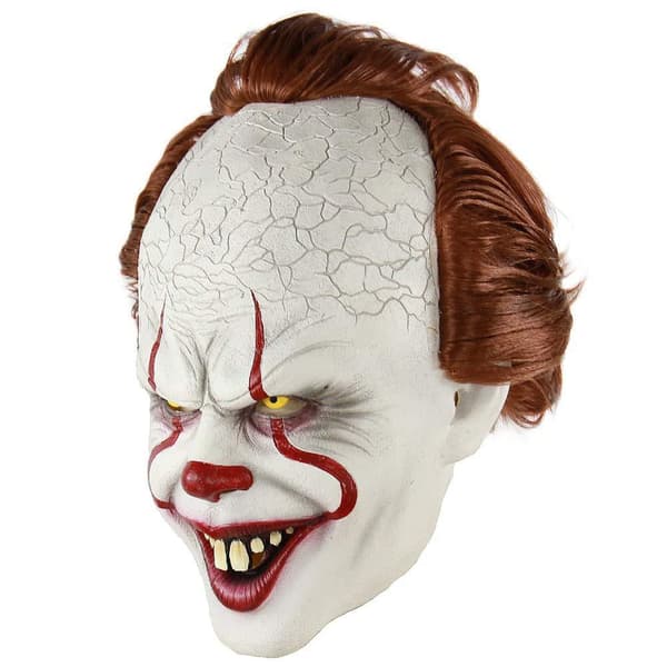 Pennywise-mask i Latex - Halloween