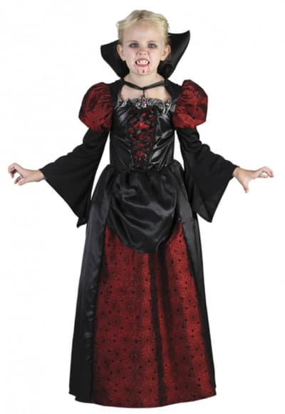 Vampyr Barn Maskeraddräkt 122-134 cm - Halloween & Maskerad