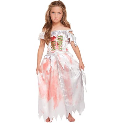 Zombiekjole, Maskerade - Halloween - 4-6 år